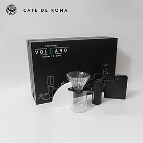 Mua Bộ combo pha cà phê V60 02 màu đen đẳng cấp CAFE DE KONA