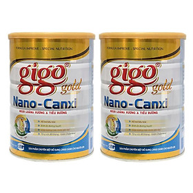Combo 2 hộp Sữa Bột Gigo Gold Nano-Canxi 900g – Ngừa loãng xương & tiểu đường