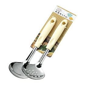 Mua Bộ muôi và muôi thủng nội địa Nhật Bản - Tặng Gói Trà Sữa Matcha Macca 20g Cực Ngon