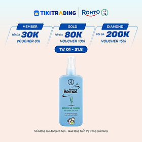 Xịt chống muỗi Rohto Mentholatum Remos Hương Sả Chanh 150ml