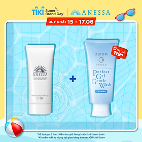 Kem chống nắng dưỡng trắng dạng gel Anessa Whitening UV Sunscreen Gel 90g