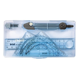 BỘ DỤNG CỤ HỌC SINH HỘP NHỰA E9609 (24C/H) (0639-DELI)