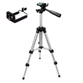 Mua SIÊU HOT- Giá đỡ 3 chân máy chụp ảnh Tripod TF-3110 + Miếng kẹp điện thoại