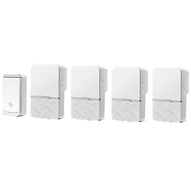 Mua Bộ 4 chuông 1 nút nhấn chuông cửa không dây Zanka