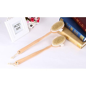 Mua Cây cọ lưng Tre Chải Khô và Ướt (Tẩy tế bào chết - Gậy tắm chà lưng  - Có thể tháo rời - Bàn Chải Khô Cán dài BILA1010