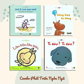 Combo Ehon Phát Triển Ngôn Ngữ Cho Bé 0 Đến 3 Tuổi: Che Ô Cho Bạn Nhé, Bóng Bay Lơ Lừng, Lăn Tròn, Ti Đâu - Công ty TNHH More Production Việt Nam