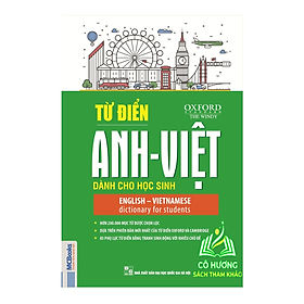 Ảnh bìa Sách - Từ điển Anh Việt dành cho học sinh (bìa xanh lá cây) - MC