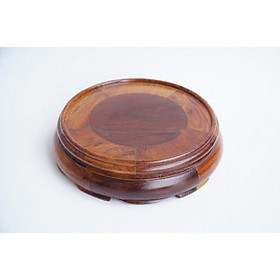 Mua Đế không chân-Kỷ tròn-Chân để bát hương tròn gỗ hương cao cấp