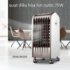 Mua QUẠT ĐÁ HƠI NƯỚC 75W CÓ BÁNH XE DI CHUYỂN DỄ DÀNG TẶNG KÈM BÌNH ĐÁ KHÔ - QUẠT ĐIỀU HÒA HƠI NƯỚC DI ĐỘNG MÁT LẠNH NGÀY HÈ
