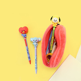 BÚT BI MỰC ĐEN MÔ HÌNH BT21 ACTION PEN -HÀNG CHÍNH HÃNG