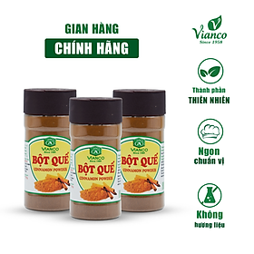 Combo 3 hũ Bột Quế Việt Ấn 50gr hũ