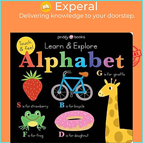 Sách - Learn & Explore: Alphabet by Roger Priddy (UK edition, boardbook)