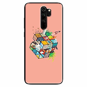 Ốp lưng in cho Xiaomi Redmi Note 8 Pro Rubik Cube