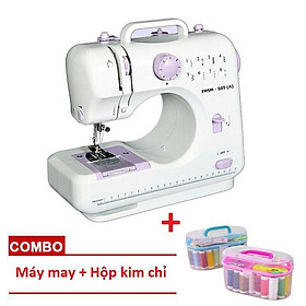 Mua COMBO Máy may gia đình cao cấp 505A kèm hộp kim chỉ đa năng NEW 2019