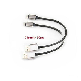 Mua Cáp Sạc Dây Dù Ngắn 30Cm Cổng IP Tiện Lợi
