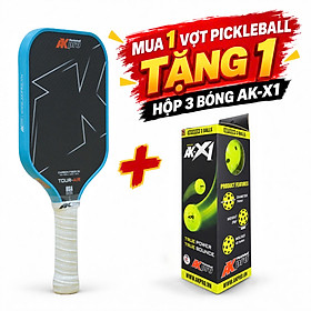 Vợt Pickleball TOUR-AIR Xanh - Carbon 3K
