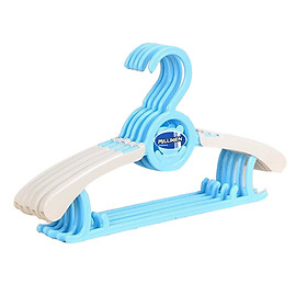 Mua Set 5 móc nhựa treo quần áo trẻ em - dễ thay đổi kích thước rộng ra Milliken - màu ngẫu nhiên