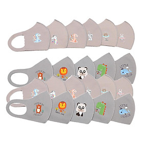 20pc Unisex Kids Anti Dust Mouth Mask Face Cover Washable Face Mask
