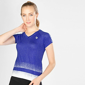 Áo Thể Thao Nữ W Basic V Neck Blue - H8765