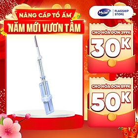 Cây Lau Nhà Vải Sợi Thần Kì Kéo Vắt Thông Minh Bản Lau To 40cm Tiết Kiệm Thời Gian MyJae