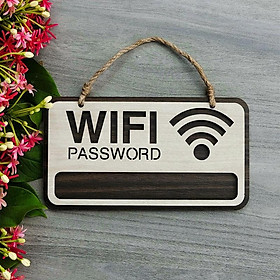 Bảng gỗ decor wifi password treo tường | trang trí homestay