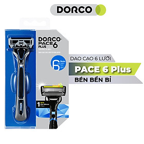Dao Cạo Râu 6 Lưỡi Dorco Pace 6 Plus SXA 5001-PT (6 Lưỡi + Đầu Cắt Tóc Mai)