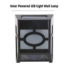 Solar Powered LED Light Wall Lamp 2 LEDs Solar Energy Light Sensor Wall Night Lights Energy Saving Outdoor Waterproof for Home Garden Yard Stairway Fence Patio Wall Pathway Lamps