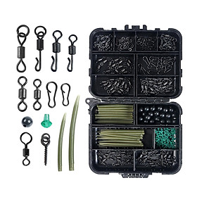 300x Carp Fishing Tackles Rolling Swivels Snaps Stop Beads Coast Fishing