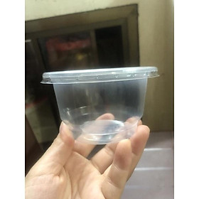 Mua combo 50 hủ nhựa 120ml- 200ml đổ rau câu  canh  súp ( chịu được nước sôi)