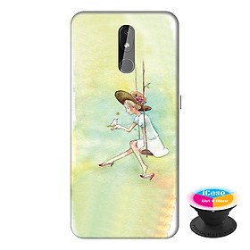 Ốp lưng điện thoại Nokia 3.2 hình Cô Gái Xích Đu tặng kèm giá đỡ điện thoại iCase xinh xắn - Hàng chính hãng