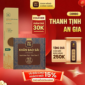 Combo Thanh Tịnh An Gia – Nhang Trầm Hương Máy Lạnh 30cm 100g + Khăn Bao Sái Bảo Trầm