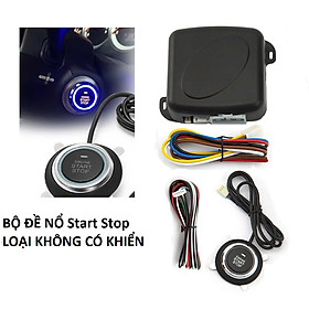 Bộ đề nổ start stop 2 remote khởi động xe hơi ô tô bằng nút bấm 12V thông minh mẫu mới loại tốt, phụ kiện ô tô