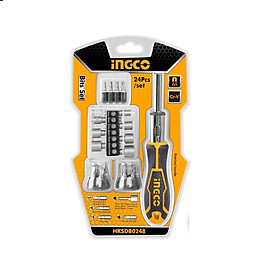 Mua BỘ TUỐC NƠ VÍT ĐA NĂNG 24 CHI TIẾT INGCO HKSDB0248 - HÀNG CHÍNH HÃNG