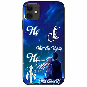 Ốp lưng in cho iphone 11 mẫu nợ cha nợ mẹ rể
