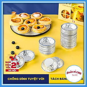 Đế bánh tart trứng - Khuôn giấy bạc làm bánh tart trứng 01459