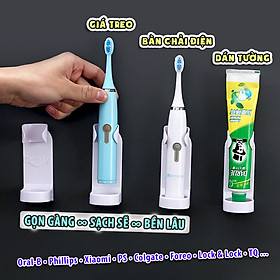 Giá Treo Bàn Chải Điện Dán Tường Hamart Kệ Để Oral B Phillips PS Colgate Xiaomi Gắn Tiện Lợi