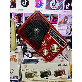 Đài Radio FM DC-521UTS MẪU MỚI 2023 SP cho người cao tuổi-Hàng Chính Hãng