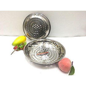 Thau inox có lổ, làm khay đựng ly, cốc, inox 304 cao cấp