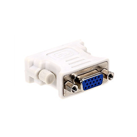 DVI to VGA Adapter DVI(24+1) Male to VGA Female Adapter Converter for Desktop Computer Laptop Monitor Projector