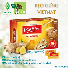 KẸO GỪNG VIETNAT - Hộp/100 viên