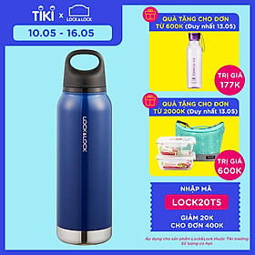 Bình Giữ Nhiệt Bằng Thép Không Gỉ Lock&Lock Loop Tumbler LHC4154BLU (620ml) - Xanh