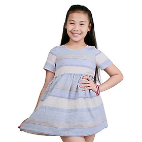 Đầm Xòe Bé Gái Sọc Ngang Ugether UKID74