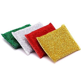 Mua Bộ 4 miếng rửa chén kim tuyến đa năng siêu sạch cao cấp