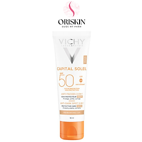 Kem Chống Nắng Ngăn Sạm Da, Giảm Thâm Nám Vichy SPF50 Chống Tia UVA - 100791635