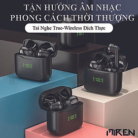 Mua Tai Nghe Bluetooth True Wireless Không Dây TWS-CT03 Cảm Ứng - 2 Tai Nghe Độc Lập - Hộp Đèn Led Hiển Thị % Pin. Hàng Chính Hãng