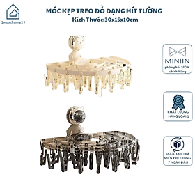 Mua Móc Kẹp Treo Đồ Lót Tất Dạng Hít Dính Tường - Móc Treo Ban Công Tiện Lợi - HÀNG CHÍNH HÃNG MINIIN