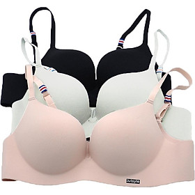 Combo 3 Áo lót nữ không gọng, áo lót đúc xước không đường may nâng ngực cao cấp - ZAN03