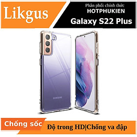 Ốp lưng Likgus trong suốt chống sốc không ố màu dành cho Samsung Galaxy S22Plus/ S22 Ultra ( hàng chính hãng) - S22 Plus