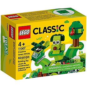 Đồ Chơi Lắp Ghép LEGO Classic Hộp Lắp Ráp Sáng Tạo Xanh Lá 11007 (60 Chi Tiết)