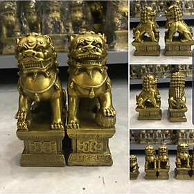 Mua Cặp nghê ngồi bệ bằng đồng cao cấp